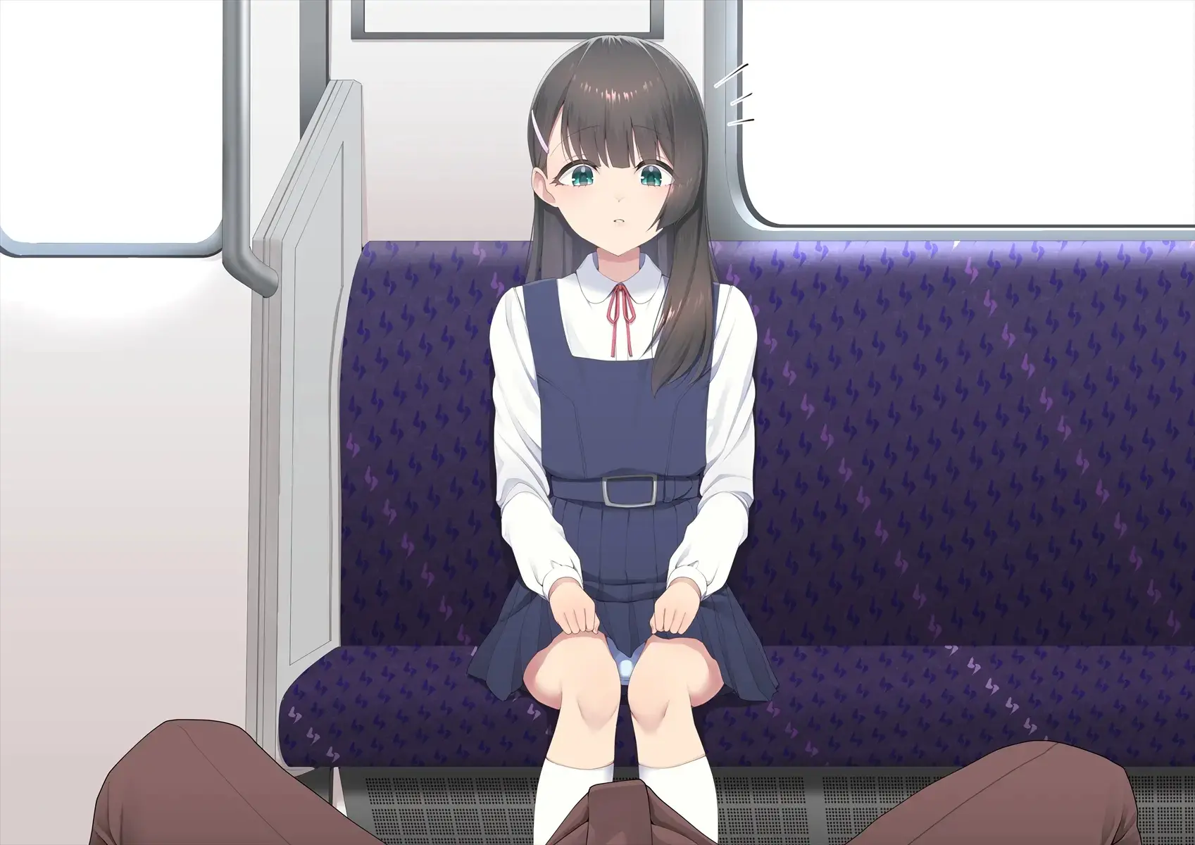 Densha De Bokki O Mitsukeru Otokonoko | 전철에서 발기 자지를 발견한 낭자애